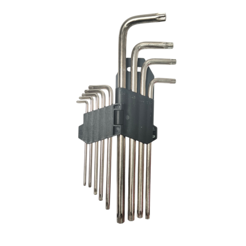 T 1.5 - T 10 / NEVADA Kunci L Bintang Torx Key Panjang 9 Pcs Set