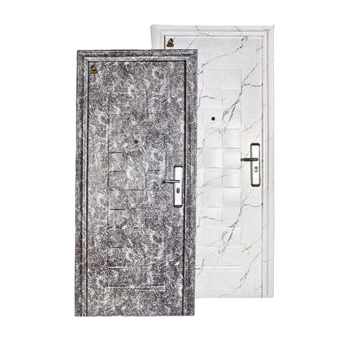 5 CM x 90 CM x 210 CM / FORTRESS MRBL FORT 90.11 SINGLE Pintu Kamar Mandi Baja Putih Set