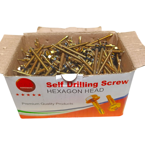 # 12 x 70 MM / CABRoofing Baut Sekrup Atap Baja Ringan Kuning Dus