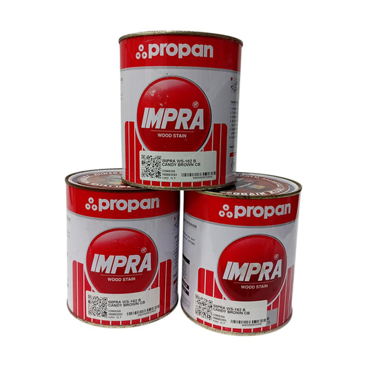 1 KG / IMPRA WOODSTAIN MUDA Cat Plitur Kayu Wood Stain Oil Based Paint Kaleng