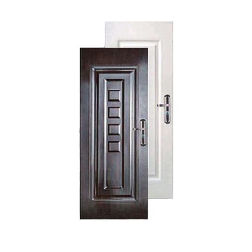 4 CM x 80 CM x 200 CM / FORTRESS METAL 80.02 SINGLE Pintu Kamar Mandi Baja Coklat Set