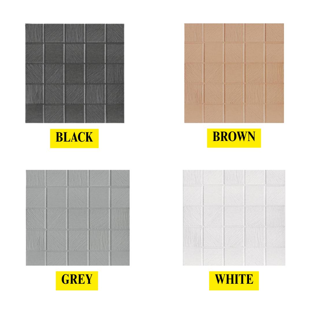 25 CM x 25 CM / ASIA TILE ALPHA Keramik Lantai Kamar Mandi Matte Hitam Dus