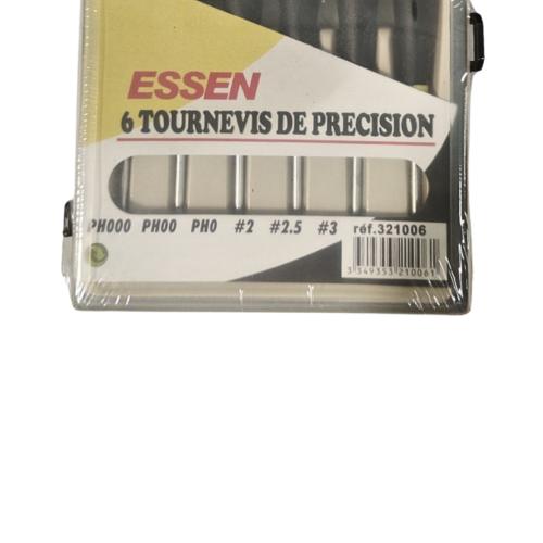 ESSEN Obeng Reparasi Jam HP Komputer Kacamata 6 Pcs Set