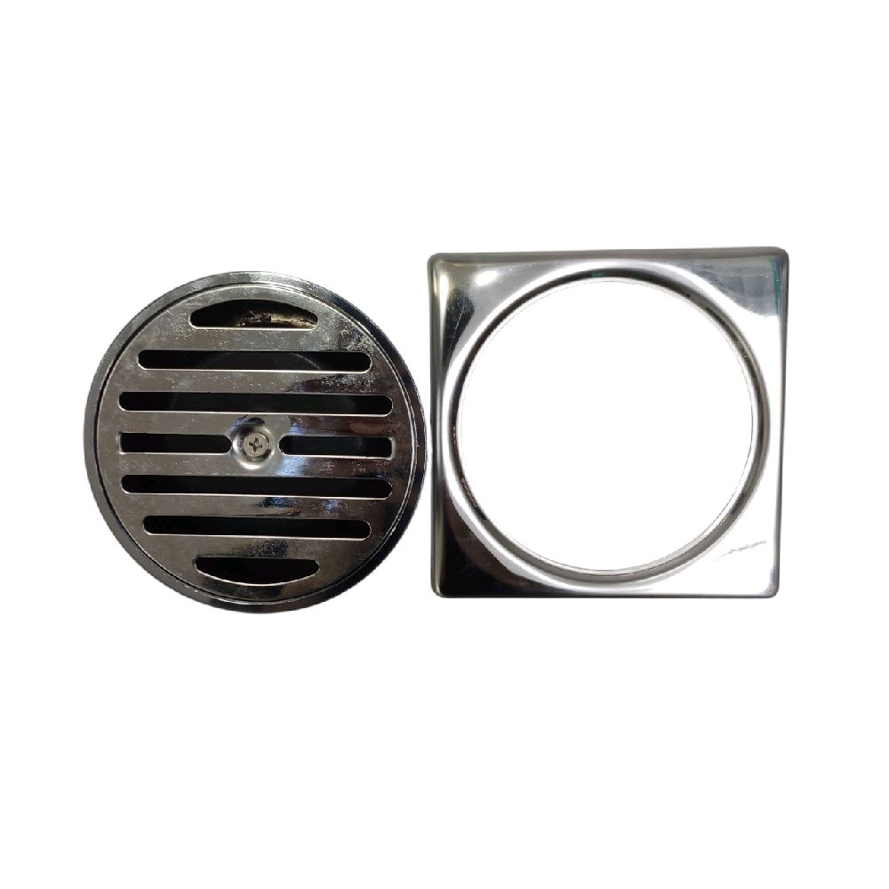 4 1/2 IN / PTK 8805 Saringan Got Leher Panjang Floor Drain Stainless