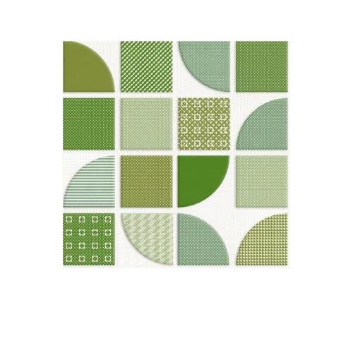 25 CM x 25 CM / UNO ARIA Keramik Lantai Kamar Mandi Matte Green Dus