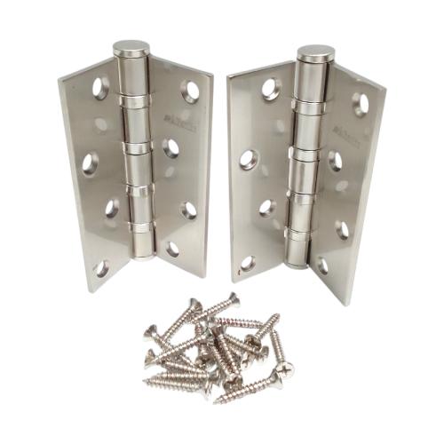4 IN / ATIANTIC Engsel Kupu-Kupu Pintu Jendela Hinge Stainless Set