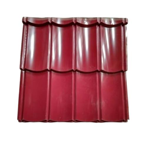 0.25 MM x 80 CM x 80 CM / TM Genteng Metal Atap Polos Merah Lembar