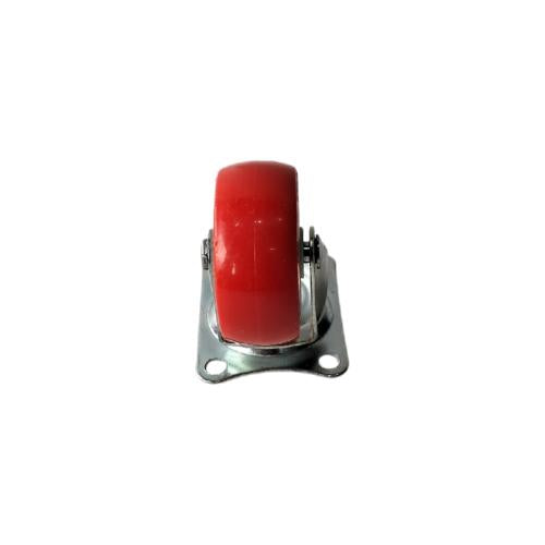 2 IN / TM Roda Hidup Trolly Non Rem Plat Nylon Merah