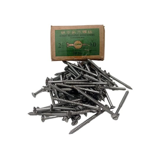 2 1/2 IN / CHW Sekrup Baut Kayu Kepala Rata Minus Wood Screw Dus