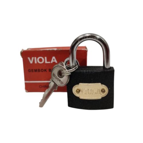 30 MM / VIOLA Gembok Pintu Pagar Padlock Anti Maling Leher Pendek