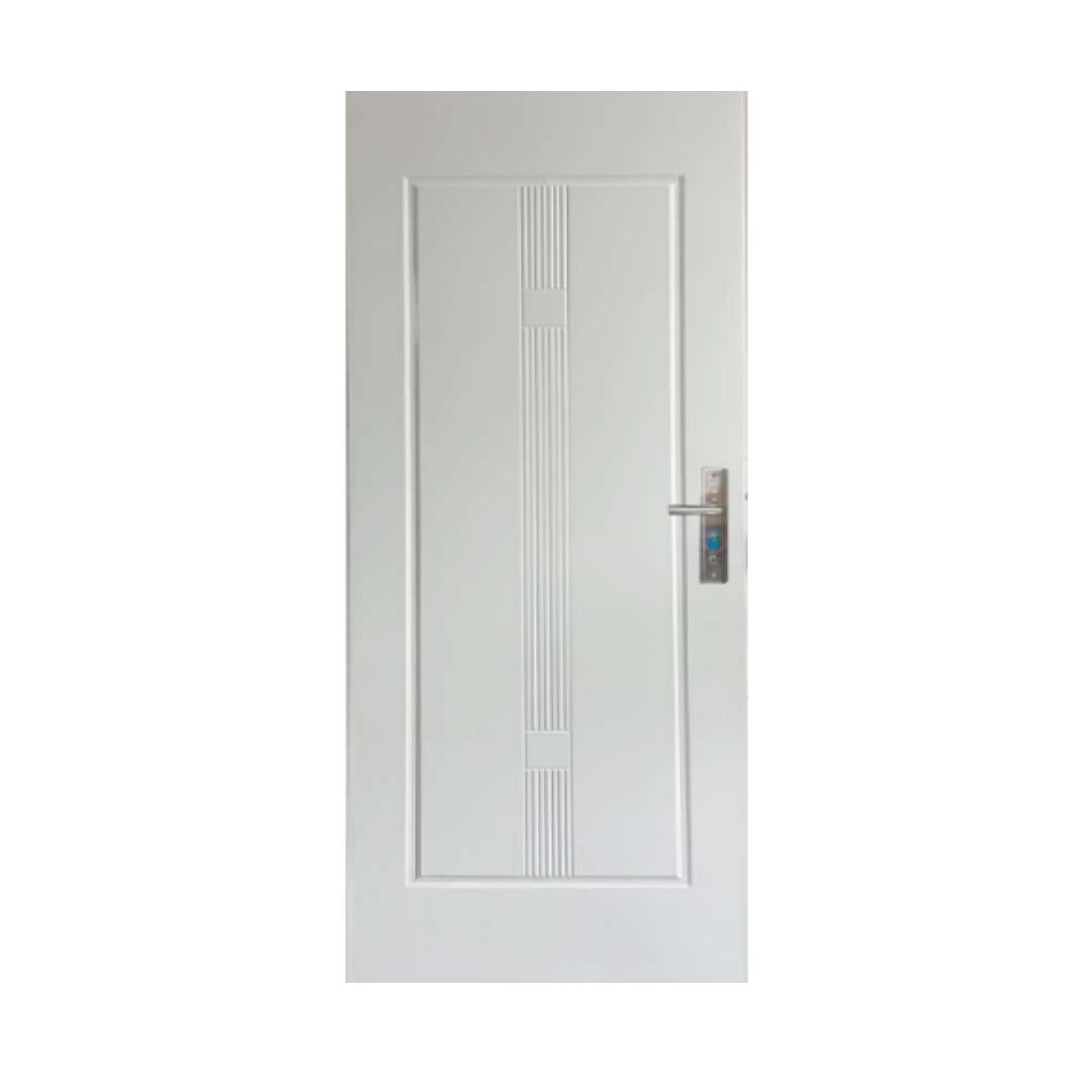4 CM x 80 CM x 200 CM / FORTRESS METAL 80.05 SINGLE DOOR Pintu Baja White Set