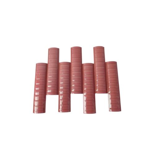 10 CM / TM Kuku Macan Bon Bon Lis Keramik Garis Maroon Lembar