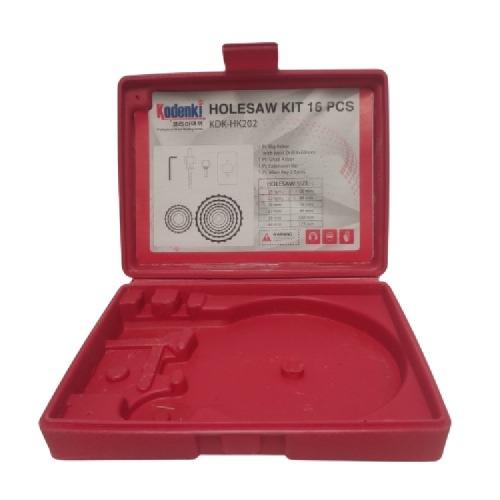 19.5 CM x 15 CM x 4 CM / KODENKI Tool Organizer Box Hole Saw Kayu