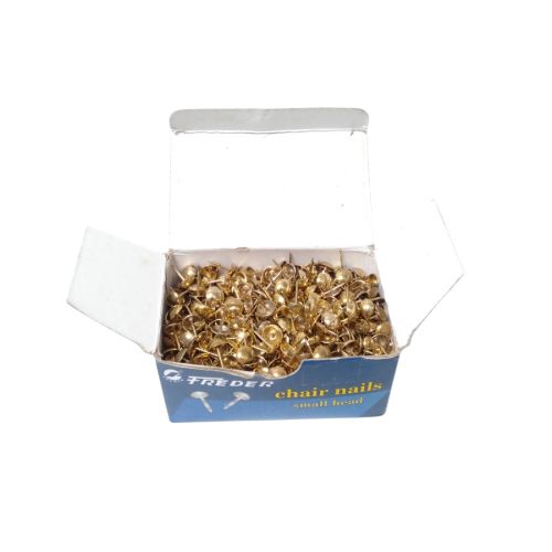 FREDER Paku Pines Pins Klip Payung Kecil Tekan Polos Kuning Dus