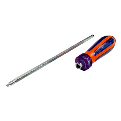 4 1/2 IN / COBZ Obeng Screwdriver Two Way Bolak Balik Plus Minus 2 In 1 Gagang Karet