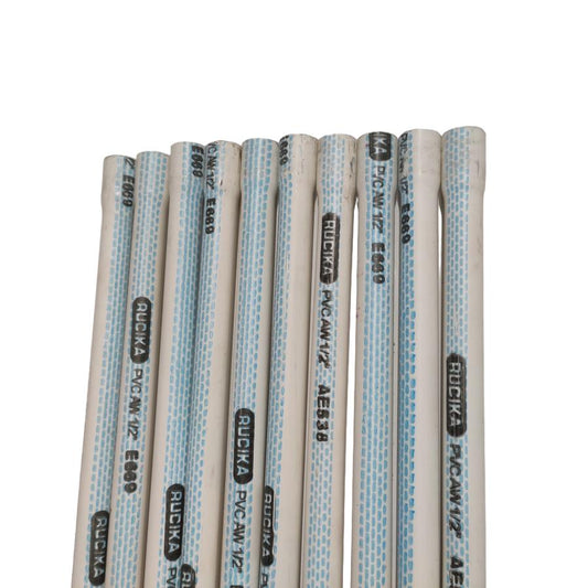 1/2 IN x 400 CM / RUCIKA AW Lis Biru Pipa Pralon Paralon PVC Putih Batang