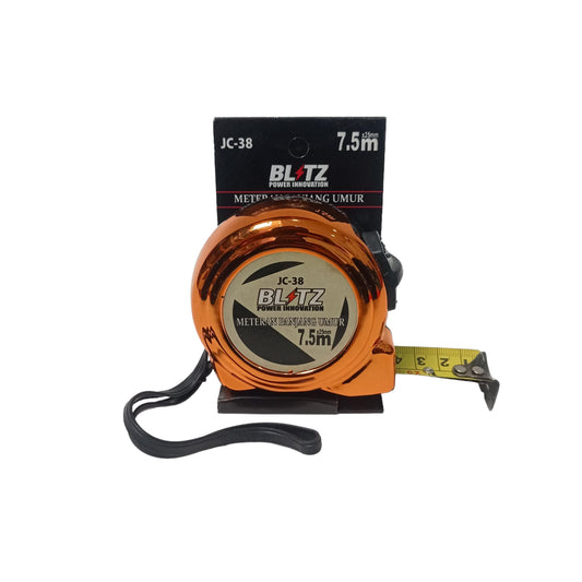 7.5 M / BLITZ JC-38 Meteran Alat Ukur Tukang Bangunan Measuring Tape