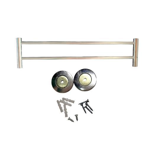 NM Tempat Handuk Pakaian Tempel Dinding Besar Stainless Set