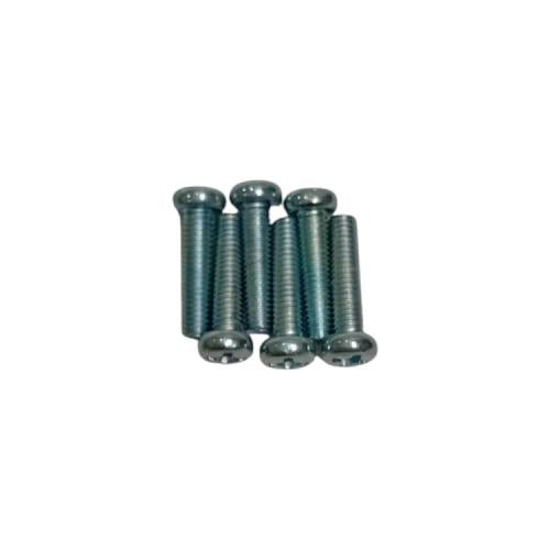 M 3 x 15 MM / TM Baut JP Kepala Pentol Bulat Plus Putih Biji