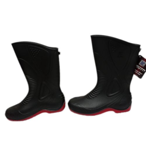 NO 42 / AP Moto Sepatu Boot Kebun Pabrik Proyek Safety Karet Hitam Set