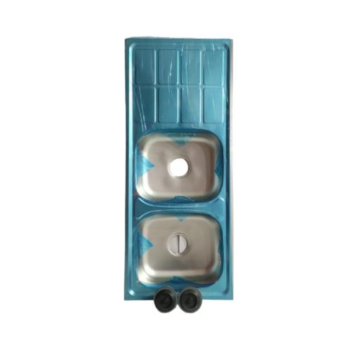 120 CM x 50 CM x 11 CM / METRO Bak Cuci Piring Washbak 2 Lubang + Acc Set