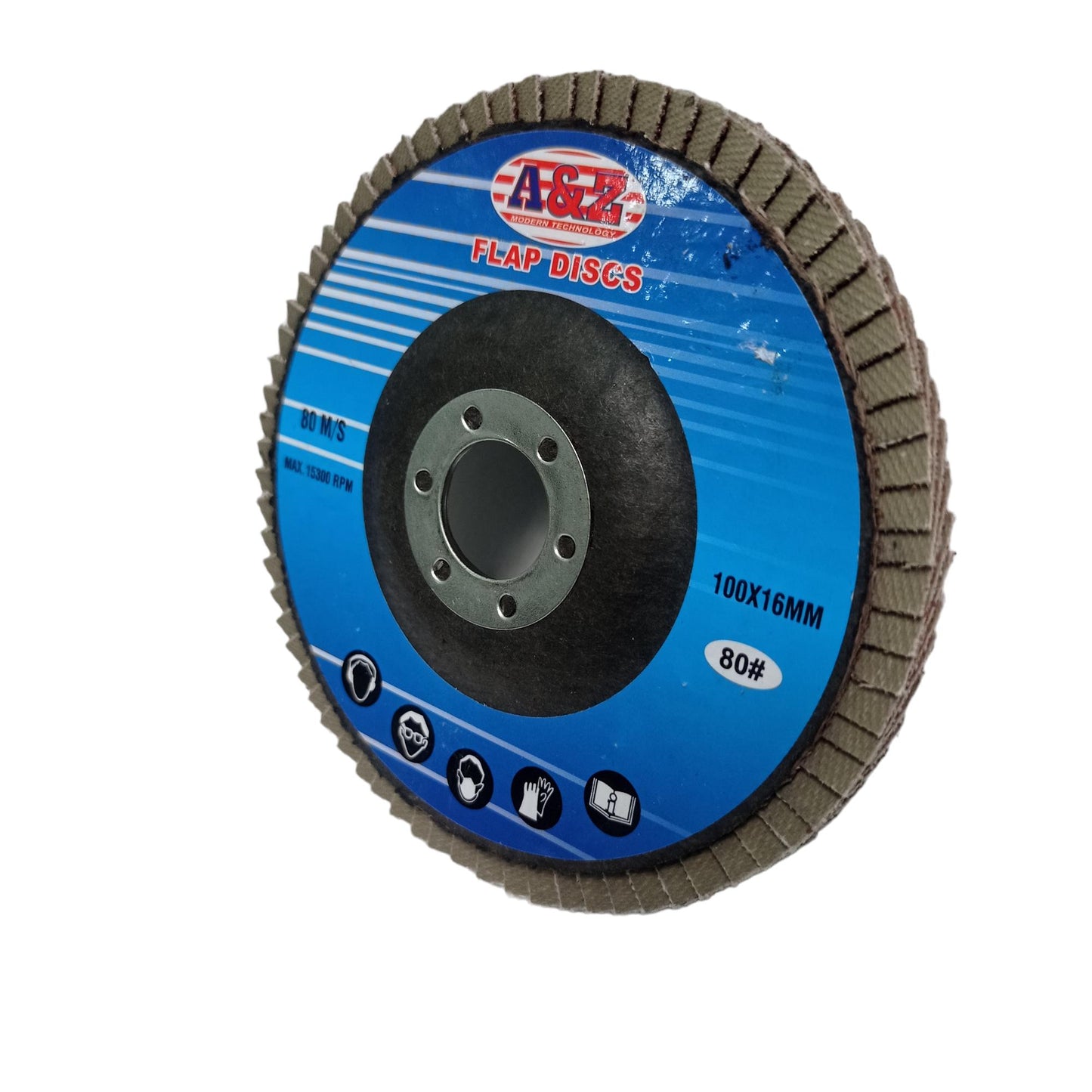 4 IN X GRIT A80 / A&Z Flap Disc Mata Gerinda Amplas Susun Kipas