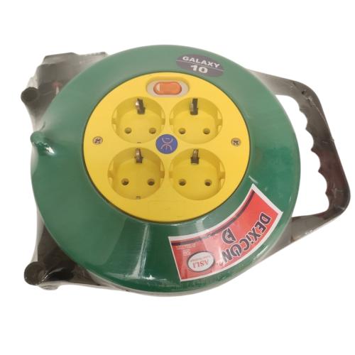 10 M / DEXICON GALAXY Kabel Roll Stop Kontak Colokan Full Tembaga SNI