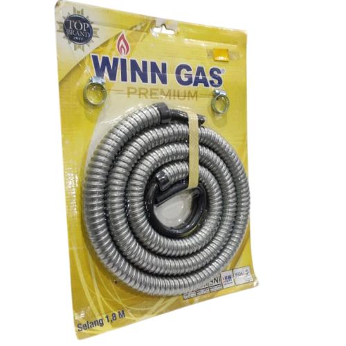 180 CM / WINN GAS Selang Regulator Gas LPG Kompor Dapur Standar Saja