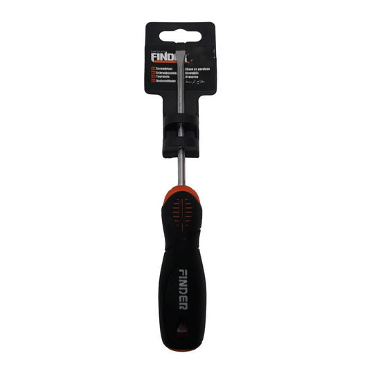 4 IN / FINDER Obeng Radio Screwdriver One Way Minus Gagang Karet