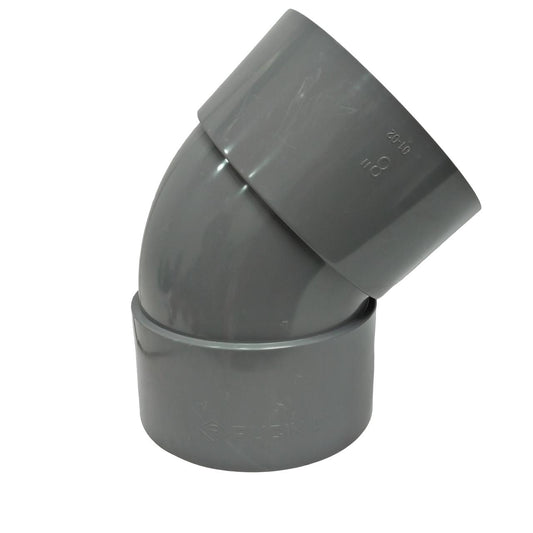 8 IN / RUCIKA D-45L Elbow Knee Keni 45 Derajat Fitting Pipa PVC