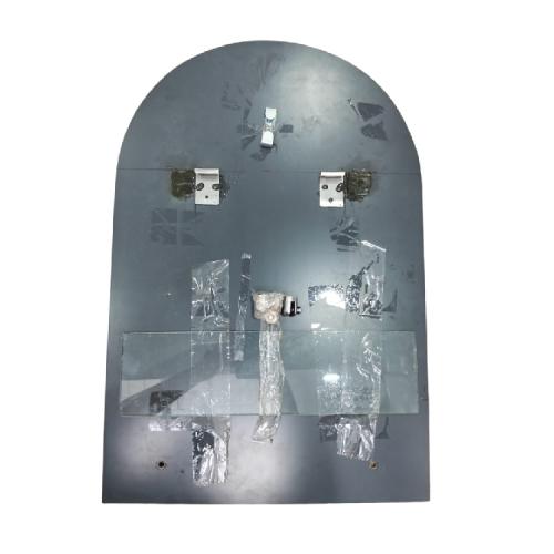 40 CM x 60 CM / GRAGE Cermin Wastafel Kaca Kamar Mandi Oval Polos Set