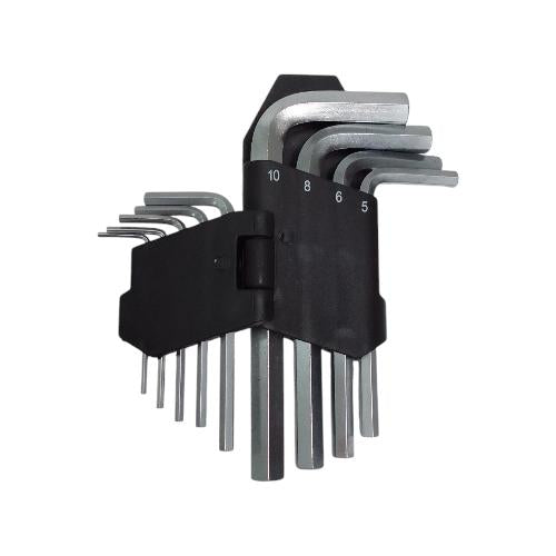 1.5 MM - 10 MM / MOLLAR 650113 Kunci L Hexagon Ujung Lawan Wrench Screw 9 Pcs Set