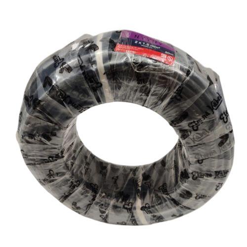 2 INTI X 1.5 MM / TM NYMHY Serabut Kabel Tembaga SNI Hitam Meter