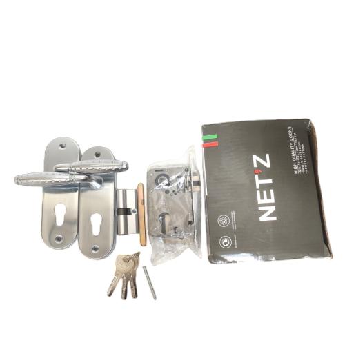 NETZ 3011-2 SN / CP Handle Door Lock Tarikan Handle Kunci Pintu Kecil Set