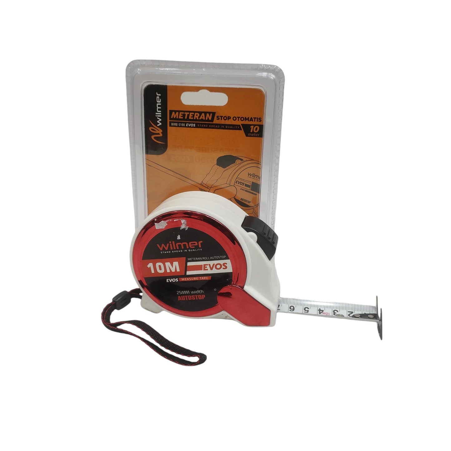 10 M / WILMER Meteran Alat Ukur Tukang Bangunan Measuring Tape
