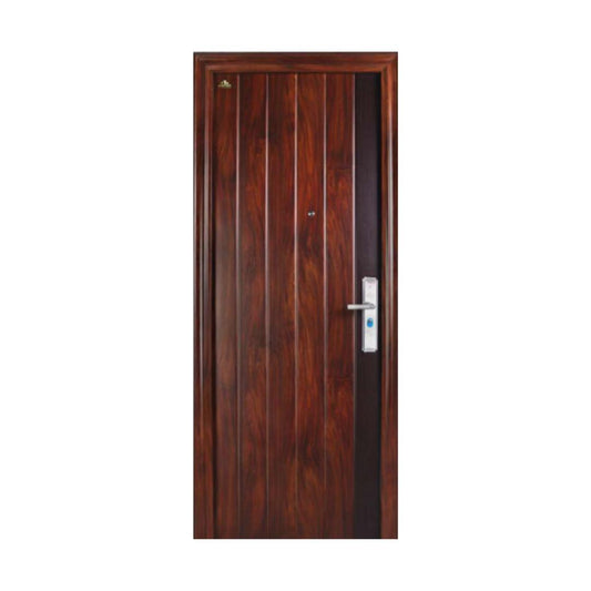 5 CM x 90 CM x 220 CM / FORTRESS PRIME 90.02 SINGLE DOOR Pintu Baja Coklat Set