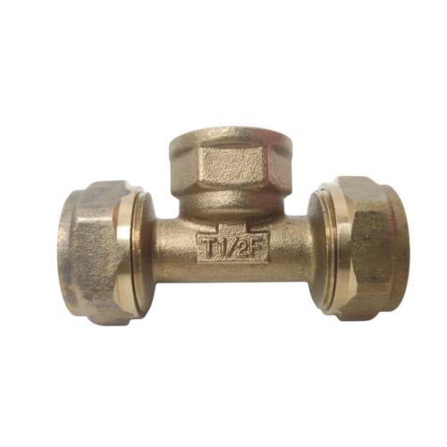 L 20 x 1/2 IN / TM Tee Selang Pex Drat Dalam Ke Pipa Kuningan