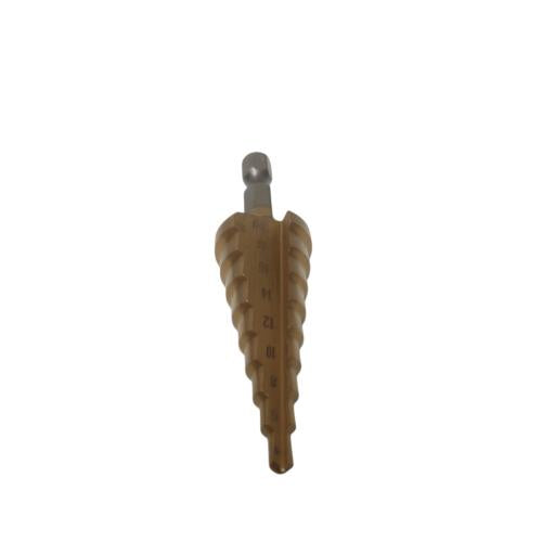 4 MM - 20 MM / NM Pagoda Mata Bor Besi Kayu PVC Spiral Step Cone Drill