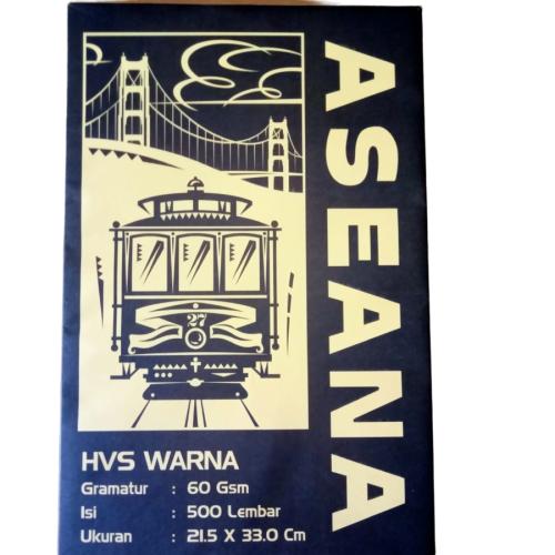 SIZE F4 / TM Kertas HVS Multipurpose Polos Kuning Rim