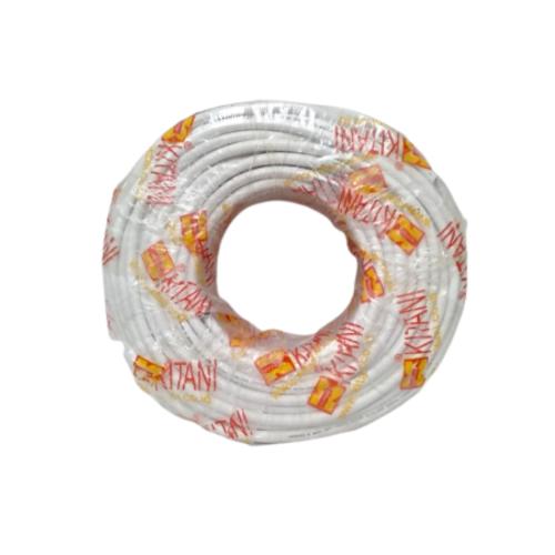 2 INTI x 1.5 MM x 50 M / KITANI NYMHY Serabut Kabel Tembaga SNI Putih Roll