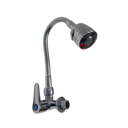 1/2 IN / ONDA V TUL 02 Kran Angsa Fleksibel Sink BCP Tembok Stainless