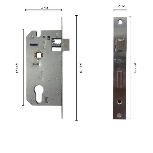 Handle Door Lock Tarikan Handle Kunci Pintu Tanggung Set