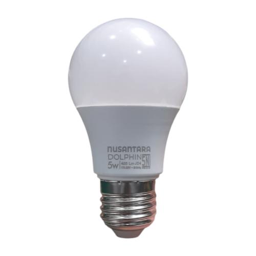 5 WATT / NUSANTARA DOLPHIN LED Lampu Bohlam Bulb Putih