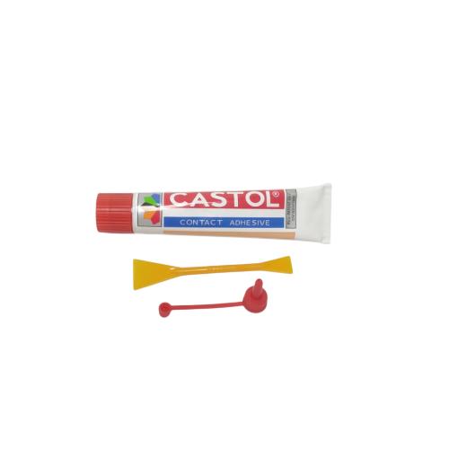 51 GR / CASTOL Lem Kuning Aibon Untuk Kayu Plastik Karet Kulit Dus