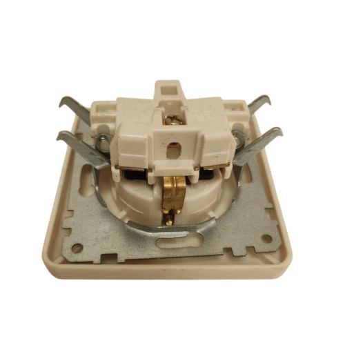 1 LUBANG / BROCO Stop Kontak Tanam IB Inbow + Pengaman Cream