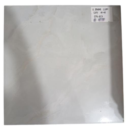 40 CM x 40 CM / ARWANA LYON Keramik Lantai Rumah Glossy Grey Dus