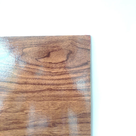 3 MM x 90 CM x 210 CM / TM Triplek Melamin Polyprint Pintu 1 Sisi Glossy Tua Lembar