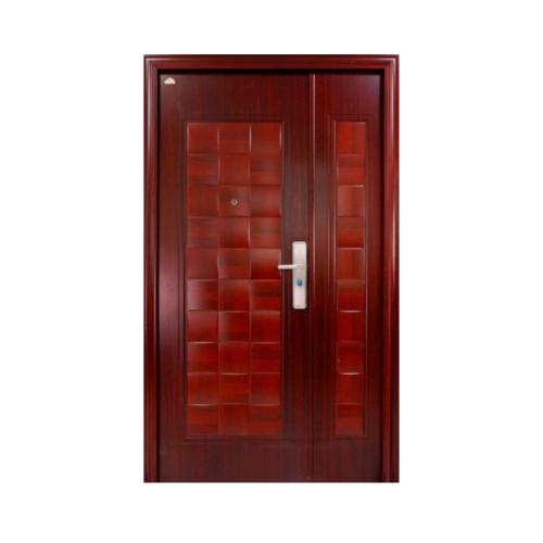 5 CM x 120 CM x 210 CM / FORTRESS FORT 120.11 MOM & SON Pintu Kamar Mandi Baja Coklat Set