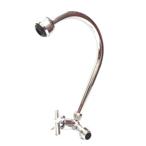 1/2 IN / NM Kran Angsa Sink Bak Cuci Piring Tembok Stainless