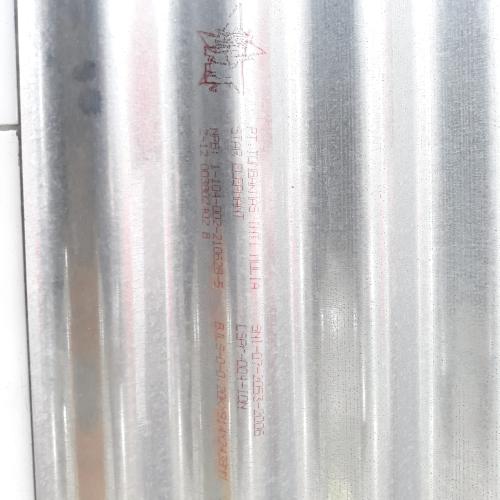 0.2 MM x 87 CM x 300 CM / LOKFOM Seng Gelombang 10 Kaki Anti Karat Lembar